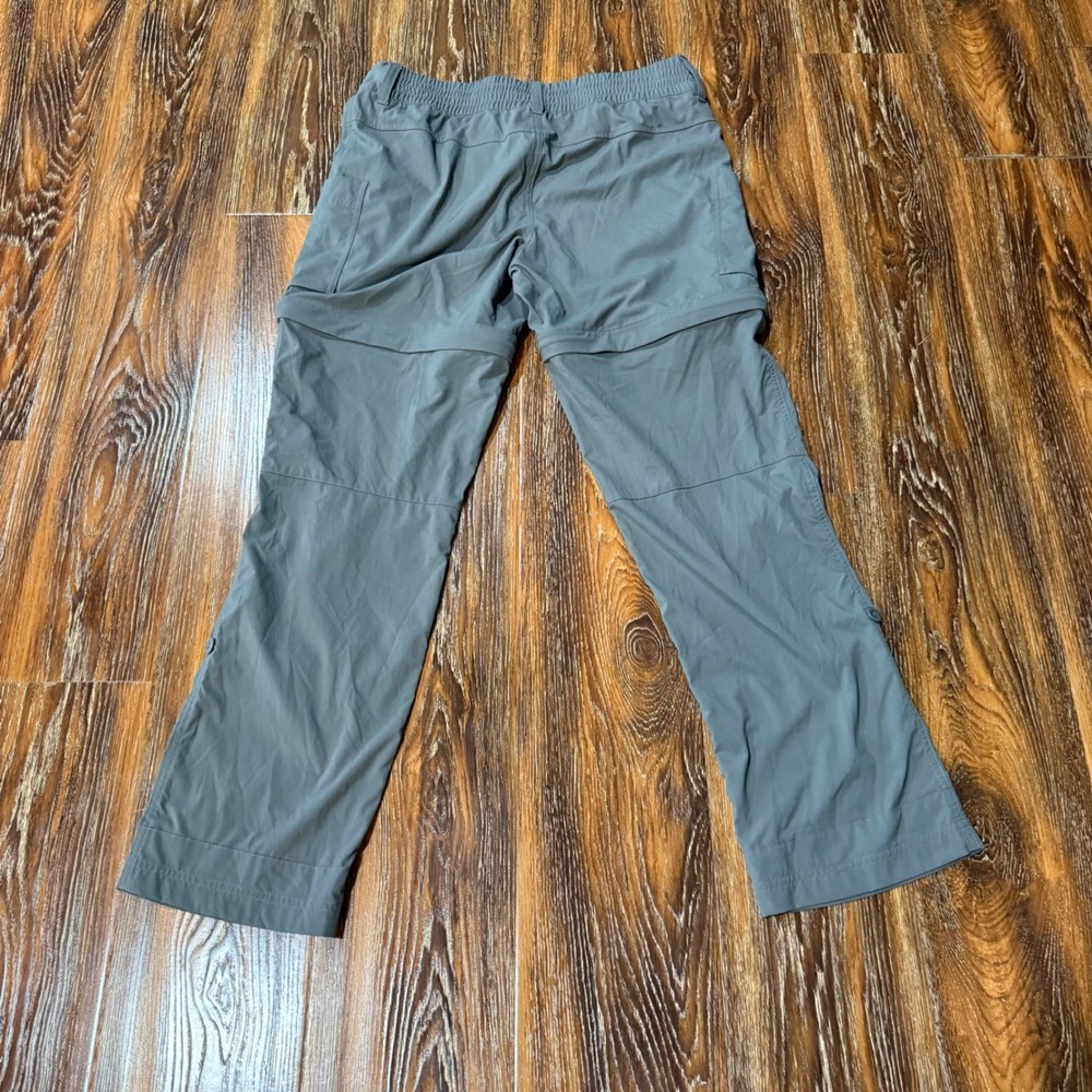 REI Co-op Sahara Girls XL 18 Gray Convertible Hiking Pants Zip Off Shorts Nylon